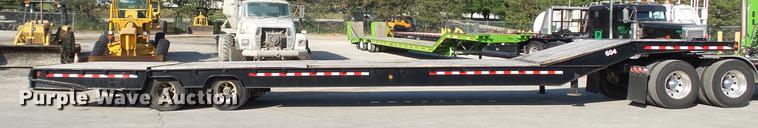 image for item EV9500 1985 Trail King 1948-1350 drop deck equipment trailer