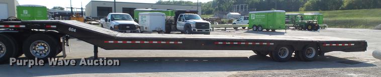 image for item EV9500 1985 Trail King 1948-1350 drop deck equipment trailer