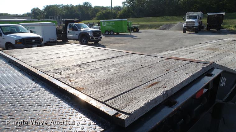 image for item EV9500 1985 Trail King 1948-1350 drop deck equipment trailer