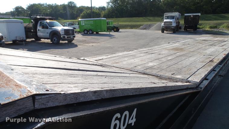 image for item EV9500 1985 Trail King 1948-1350 drop deck equipment trailer