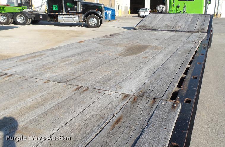 image for item EV9500 1985 Trail King 1948-1350 drop deck equipment trailer