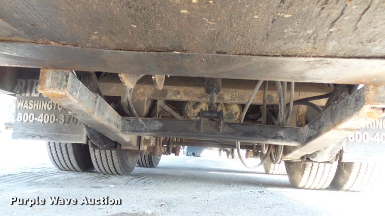 image for item EV9500 1985 Trail King 1948-1350 drop deck equipment trailer