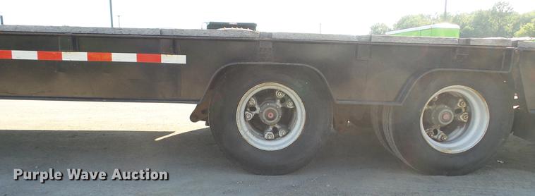 image for item EV9500 1985 Trail King 1948-1350 drop deck equipment trailer