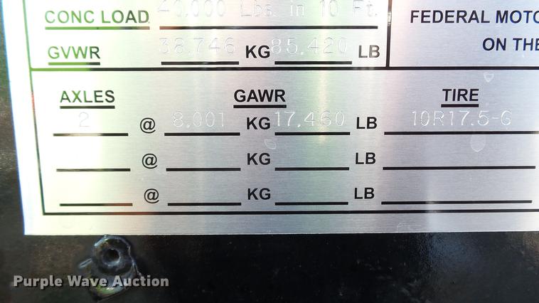 image for item EV9500 1985 Trail King 1948-1350 drop deck equipment trailer