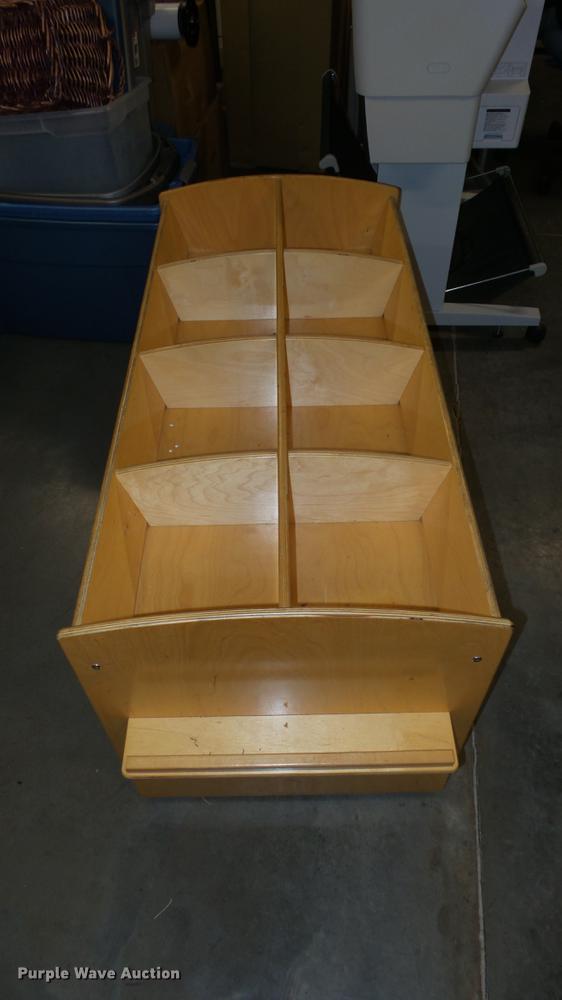 image for item AM9220 Wood book cart