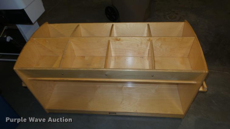 image for item AM9220 Wood book cart