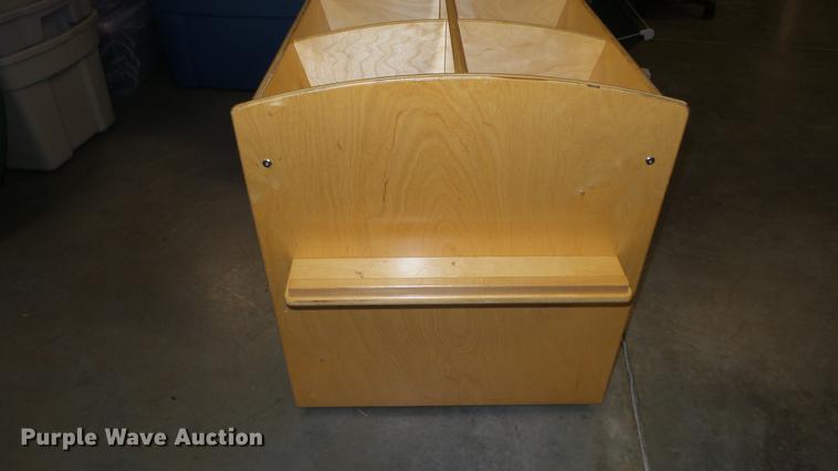 image for item AM9220 Wood book cart