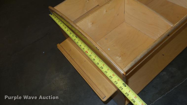 image for item AM9220 Wood book cart