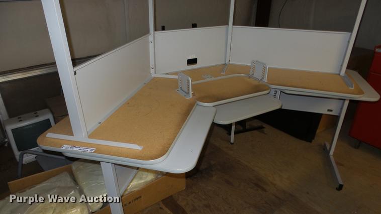 image for item AM9228 (2) computer desks