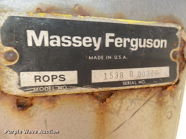 image for item DB7016 1973 Massey-Ferguson 165 tractor