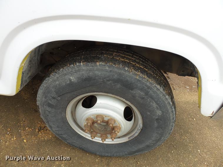 image for item DB7021 1986 Ford F350 dump flatbed pickup truck