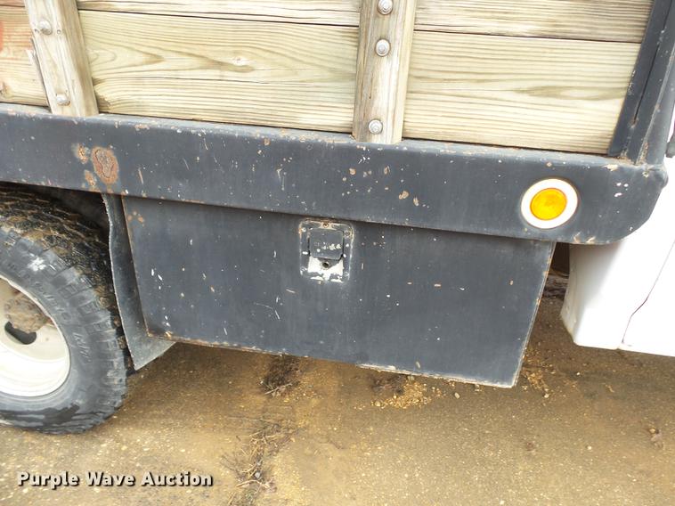 image for item DB7021 1986 Ford F350 dump flatbed pickup truck