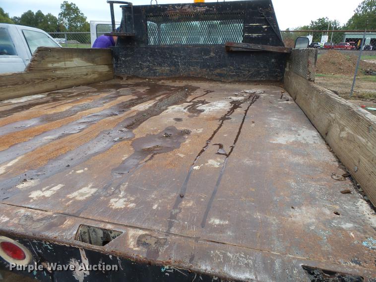 image for item DB7021 1986 Ford F350 dump flatbed pickup truck