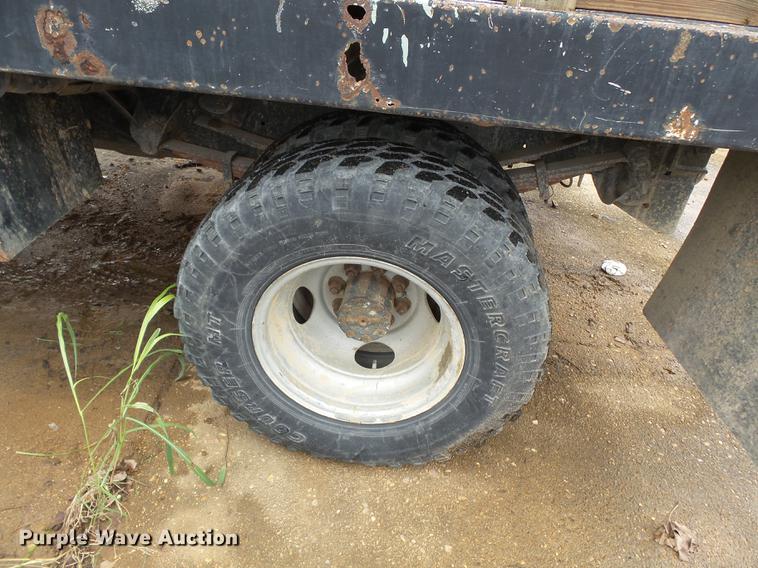 image for item DB7021 1986 Ford F350 dump flatbed pickup truck