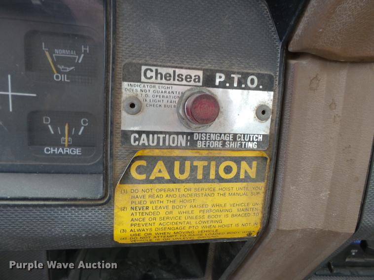 image for item DB7021 1986 Ford F350 dump flatbed pickup truck