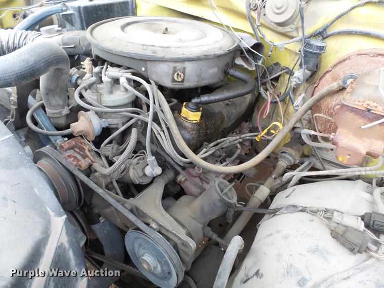 image for item DB7021 1986 Ford F350 dump flatbed pickup truck