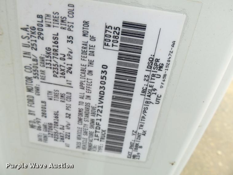 image for item DB7022 1997 Ford F150 pickup truck