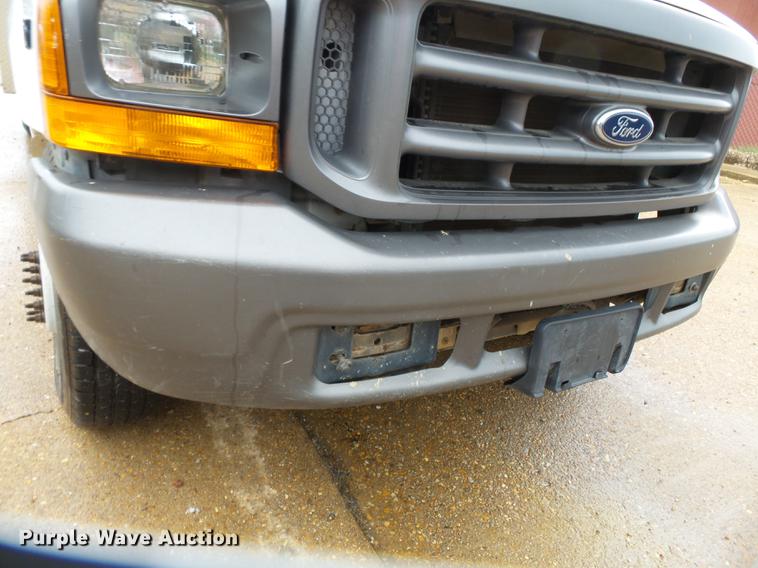 image for item DB7023 2001 Ford F350 Super Duty Crew Cab utility bed pickup truck