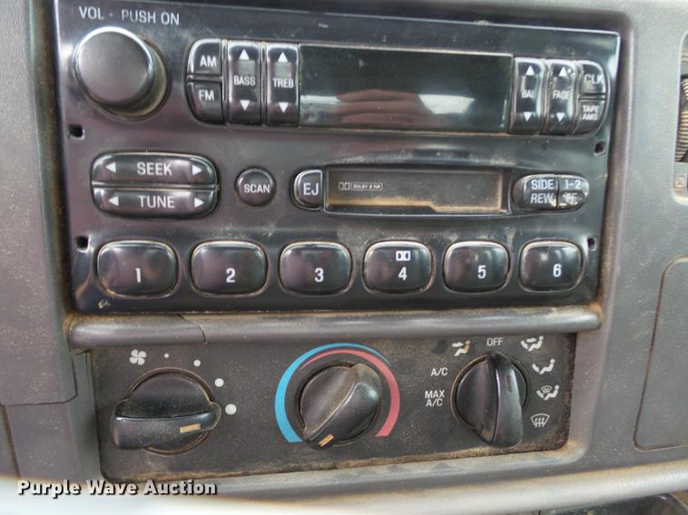 image for item DB7024 2000 Ford F350 Super Duty Crew Cab utility bed pickup truck