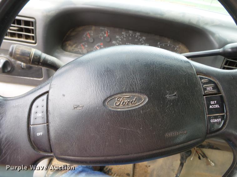 image for item DB7024 2000 Ford F350 Super Duty Crew Cab utility bed pickup truck