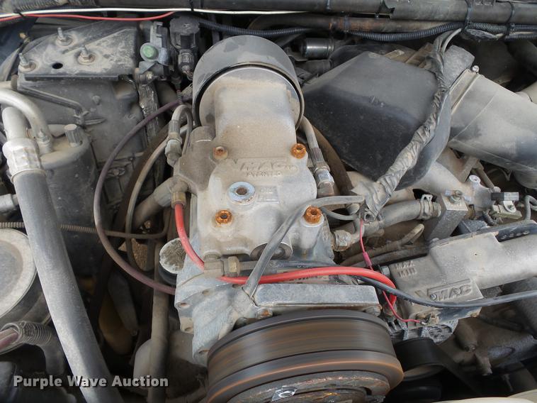 image for item DB7024 2000 Ford F350 Super Duty Crew Cab utility bed pickup truck