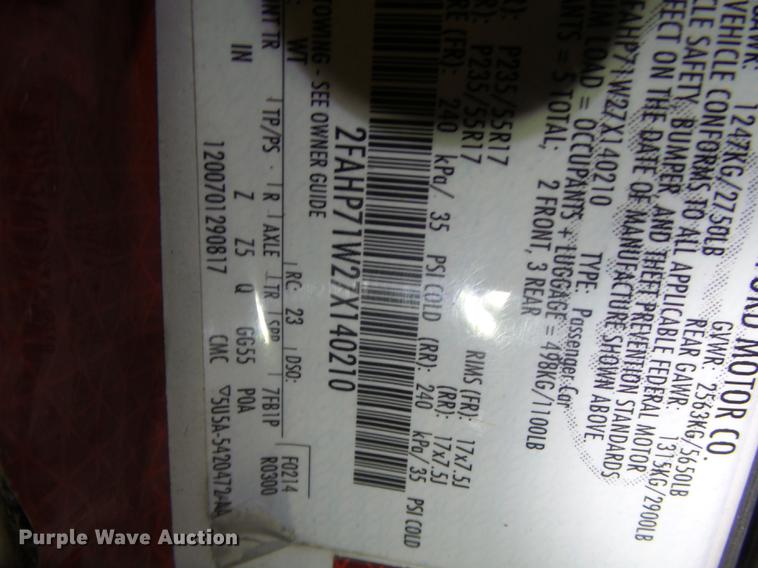 image for item DB7034 2009 Ford Crown Victoria Police Interceptor