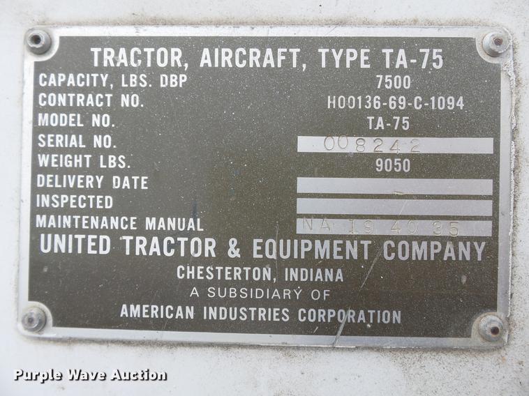 image for item DB7040 United Tractor TA-75 tug