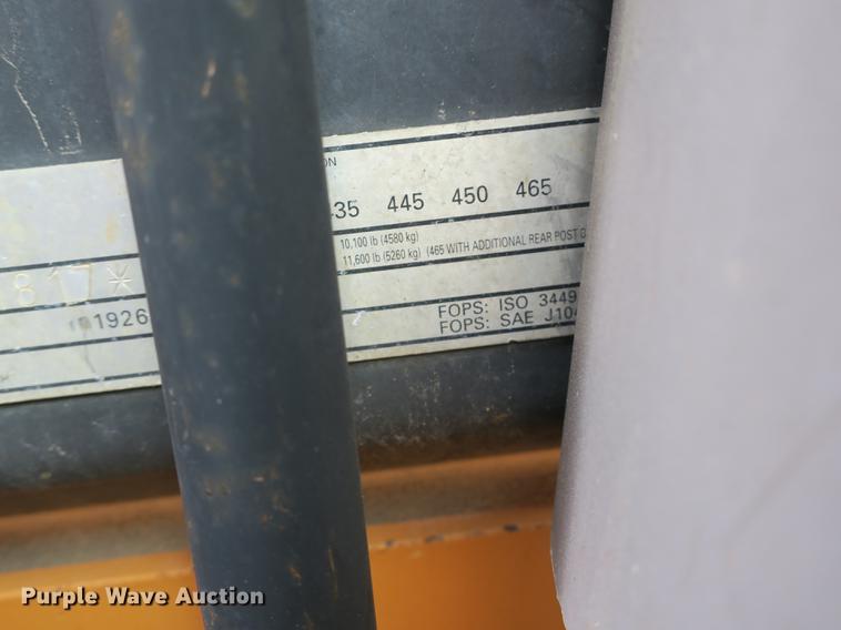 image for item DB8985 2005 Case 450 skid steer