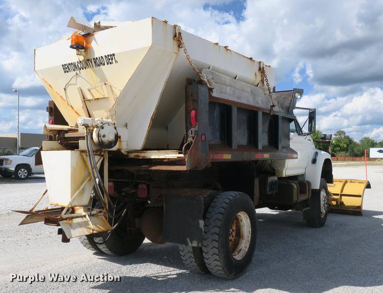 image for item DB8986 1998 Ford F800 dump truck