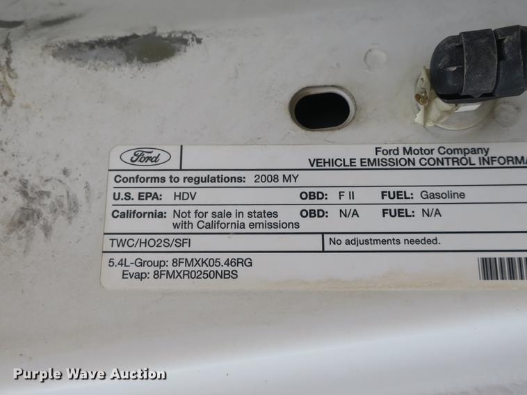 image for item DB8989 2008 Ford F250 Super Duty XL SuperCab pickup truck