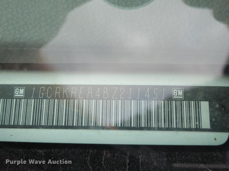 image for item DB8990 2011 Chevrolet Silverado 1500 Ext. Cab pickup truck