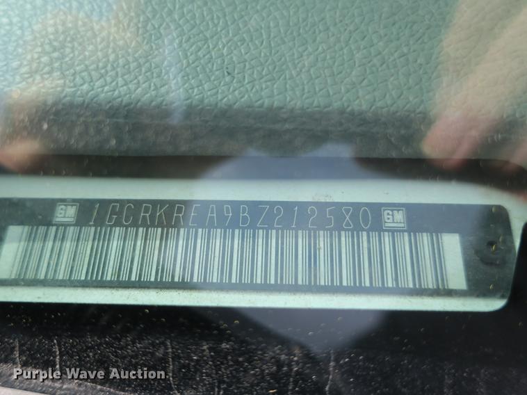 image for item DB8991 2011 Chevrolet Silverado 1500 Ext. Cab pickup truck