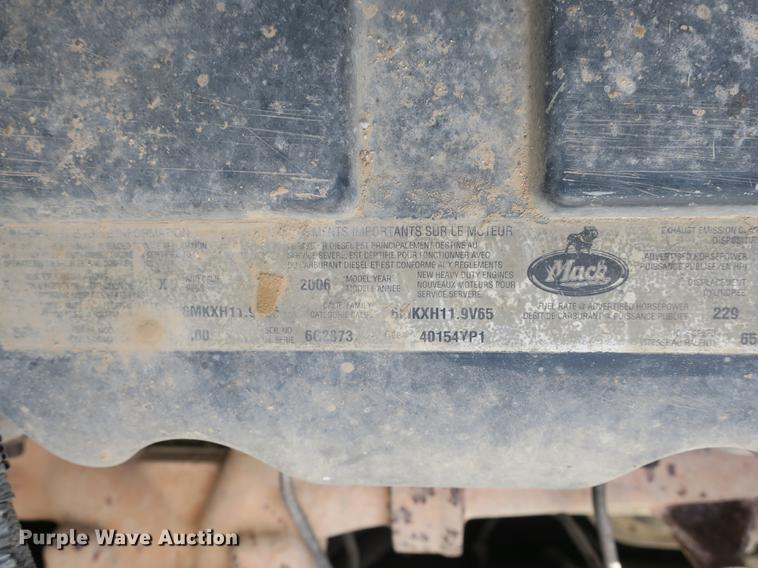 image for item DB8996 2007 Mack CV713 Granite dump truck