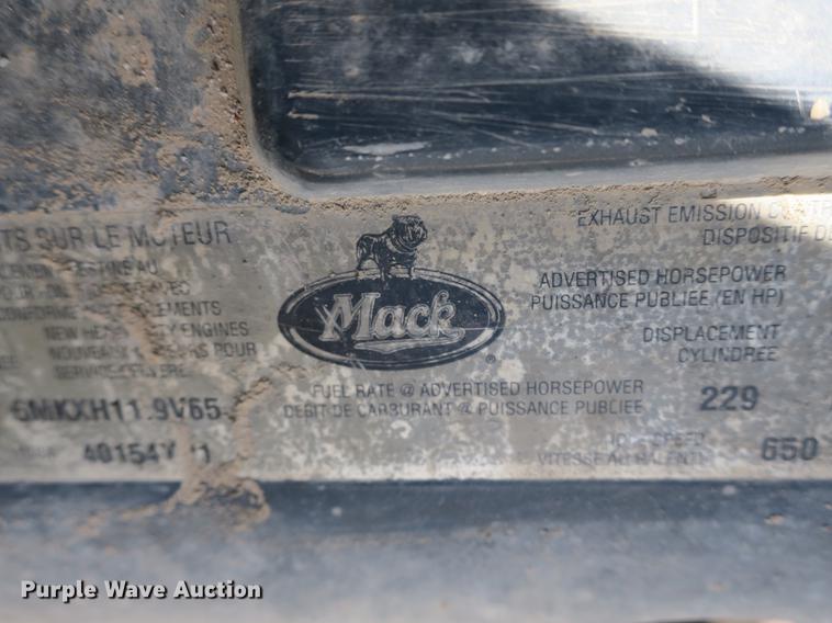 image for item DB8996 2007 Mack CV713 Granite dump truck