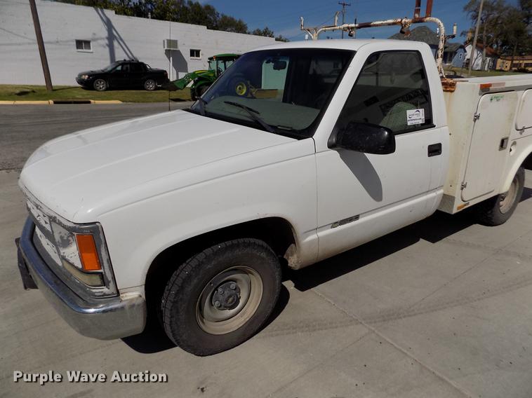 image for item DB9104 1998 Chevrolet 1500 utility bed pickup truck