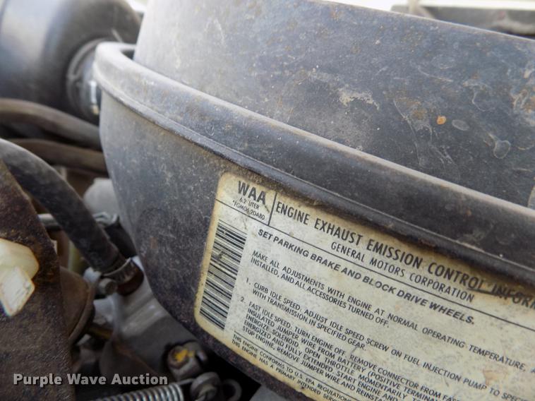 image for item DB9108 1985 Chevrolet Custom Deluxe K30 tow truck