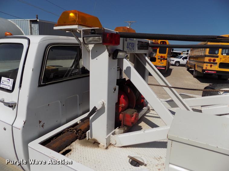 image for item DB9108 1985 Chevrolet Custom Deluxe K30 tow truck