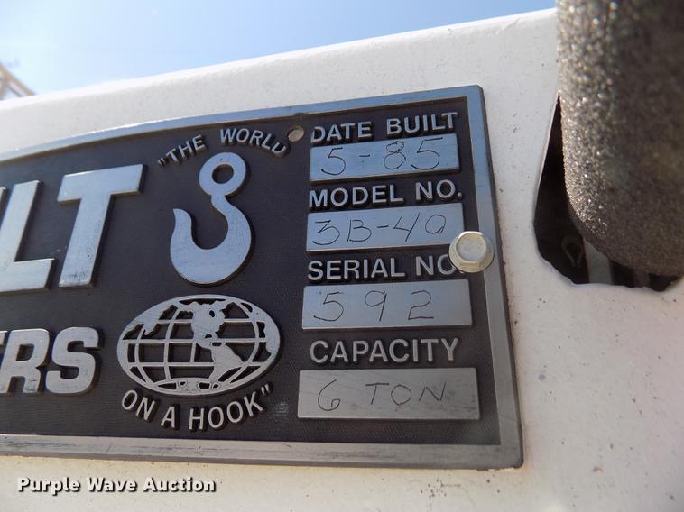 image for item DB9108 1985 Chevrolet Custom Deluxe K30 tow truck