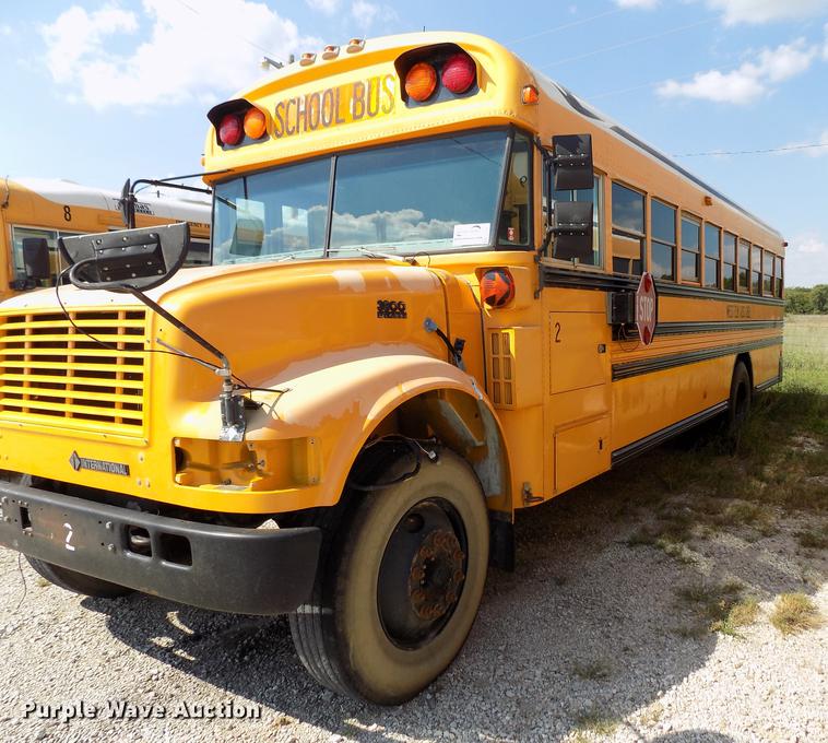 image for item DD3457 2003 International 3800 Blue Bird school bus