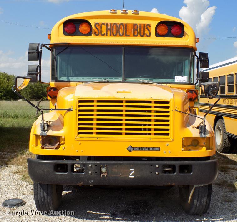 image for item DD3457 2003 International 3800 Blue Bird school bus