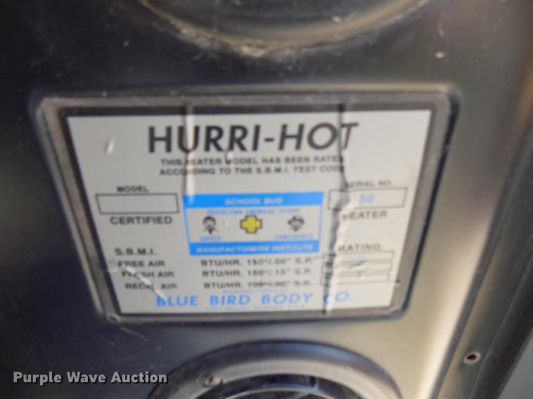 image for item DD3457 2003 International 3800 Blue Bird school bus