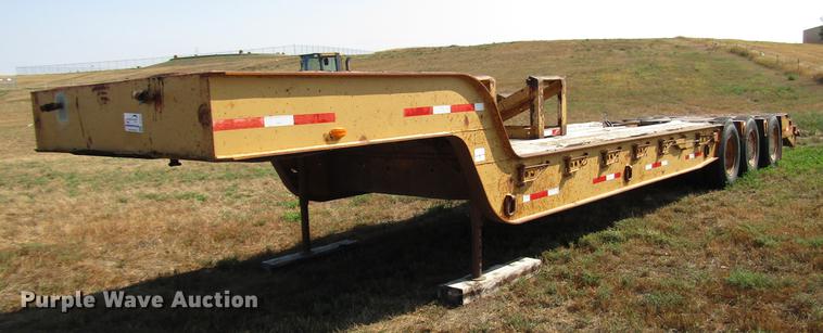 image for item DD4363 1960 Hyster R6TL7T1W drop deck equipment trailer