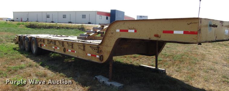 image for item DD4363 1960 Hyster R6TL7T1W drop deck equipment trailer