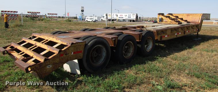 image for item DD4363 1960 Hyster R6TL7T1W drop deck equipment trailer