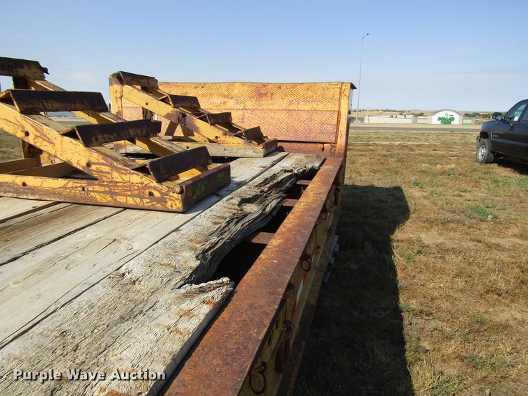 image for item DD4363 1960 Hyster R6TL7T1W drop deck equipment trailer