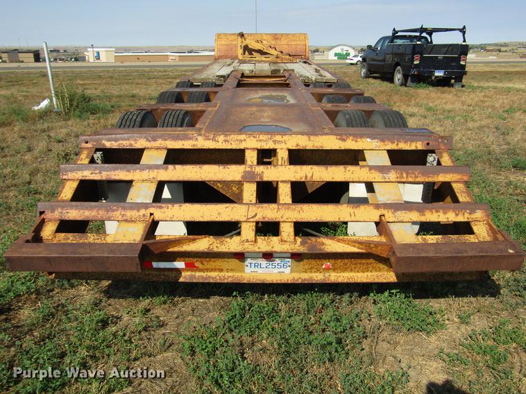 image for item DD4363 1960 Hyster R6TL7T1W drop deck equipment trailer