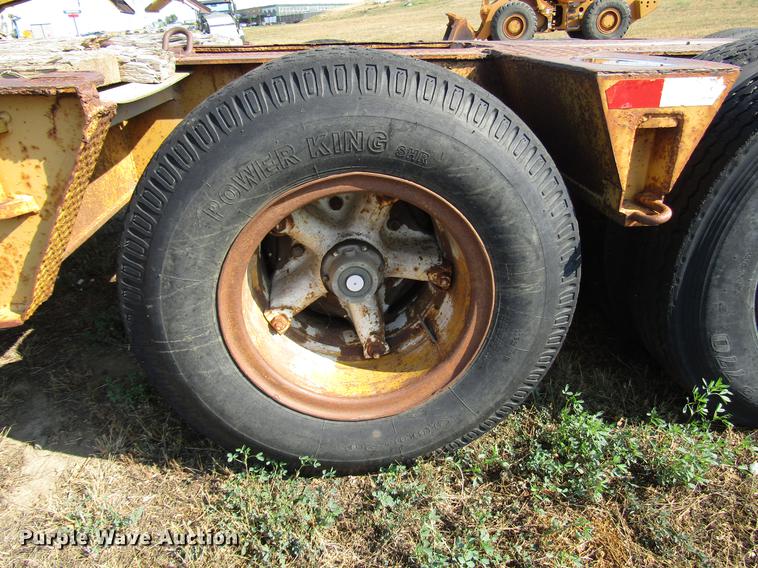 image for item DD4363 1960 Hyster R6TL7T1W drop deck equipment trailer