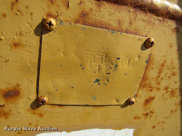 image for item DD4363 1960 Hyster R6TL7T1W drop deck equipment trailer