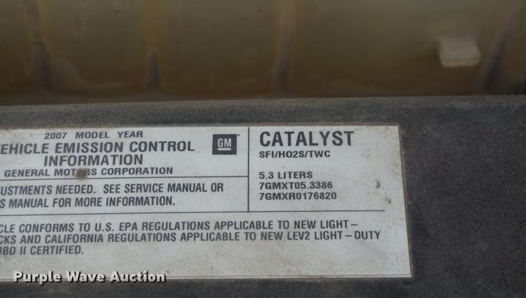 image for item DD6570 2007 Chevrolet Silverado 1500 Ext. Cab pickup truck