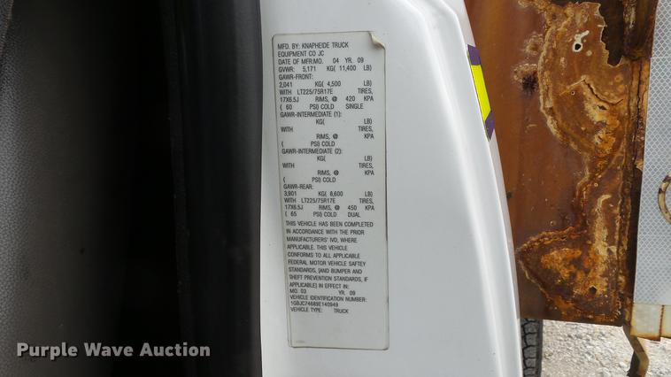 image for item DD7380 2009 Chevrolet Silverado 3500HD dump bed pickup truck